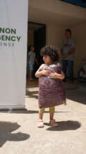 Distribution of clothes to children