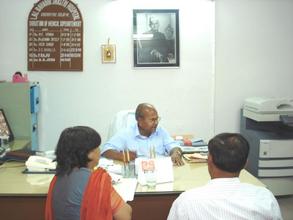 Discussion with Medical Superintendent of the hospital