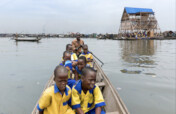 Provide Tablets for 98 Students at Floating School