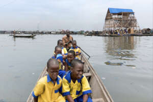 Provide Tablets for 98 Students at Floating School