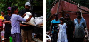 Figure 1: Dry ration donation and Meemure visit