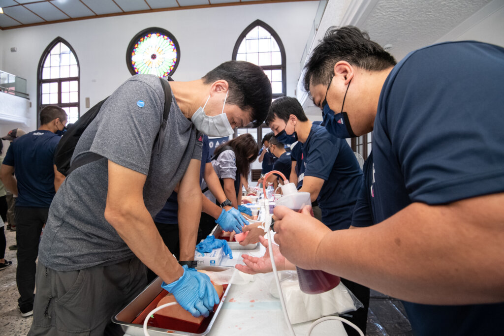 Trainings at community center (church)