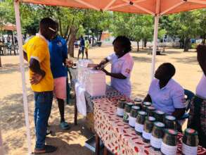 Team member leads community awareness.