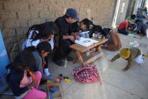 Trabajo de calle en Barrio Alegria