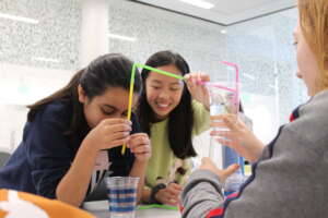 Youth Doing Hands On STEM Activity