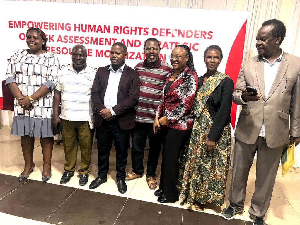THRDC trainer with the training participants