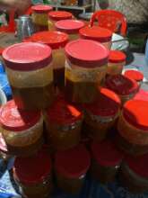 Cooked food for refugees