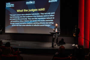 Winning the highest award in Audio Production