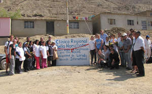 Health Clinic that we helped put on in the city.