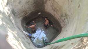 Cleaning the well