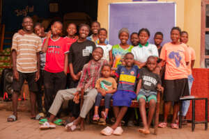 Some of the community children that access us