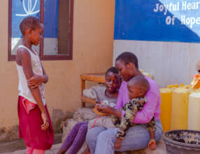 caring and sharing is a language the kids get here