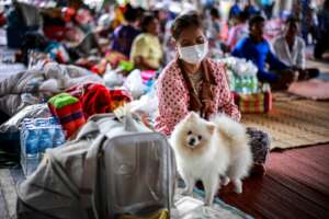 Reuters: Displaced Cambodians in Camps