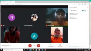 Volunteers teach our students online