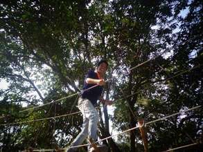 Students at Adventure Camp