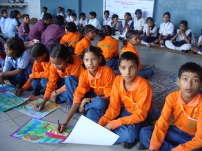 Prize winner Setu Children painting