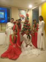 Students Students Celebrate Xmas