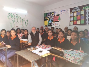 Gifts Distribution on New Year to School Students