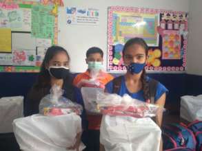 Rations provided to Needy students during Lockdown