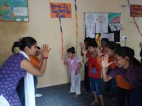 Summer Camp - learning to dance