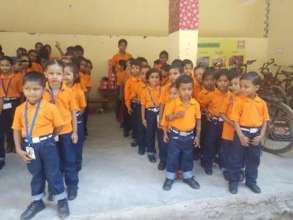Smart Kids in New Uniform