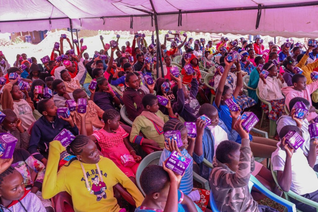 Adolescent Girls Pads Distribution Drive