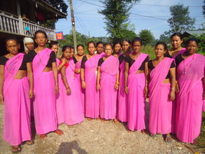 Members of Gayeatri Pariwar Bachat Samuha SHG