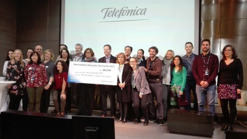 Funding for research via Telefonica volunteers