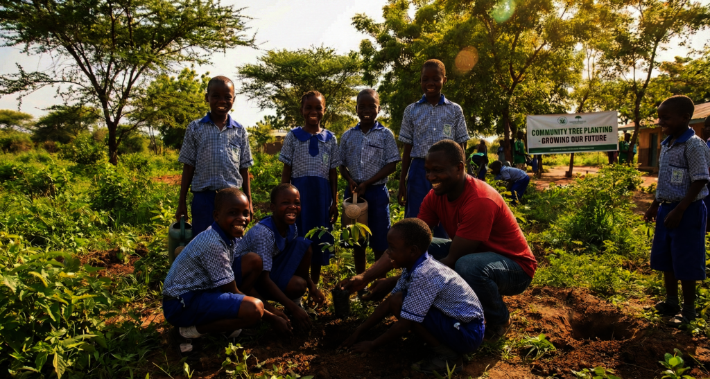 Green Kids: 1,000 Children Plant 5,000 Trees