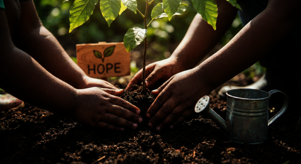 Green Kids: 1,000 Children Plant 5,000 Trees