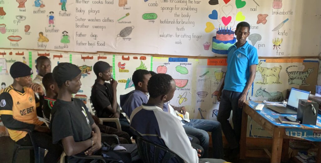 Held a workshop with youth about literacy.