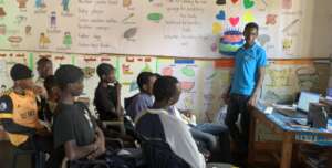 Held a workshop with youth about literacy.