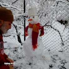 we made snowman for children