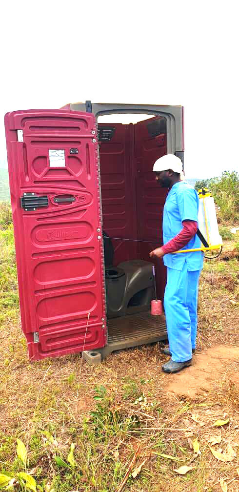 emergency latrines to save lives in Busuma  camp