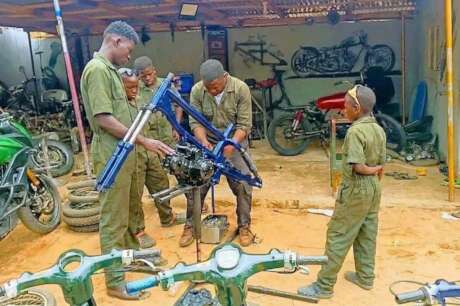 Equip 50 Youth with Motorcycle Repair Skills.