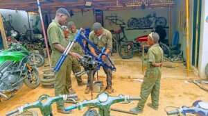 Equip 50 Youth with Motorcycle Repair Skills.