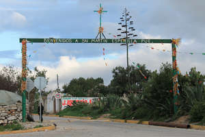 The gate to the village