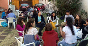 One of the project evaluation sessions