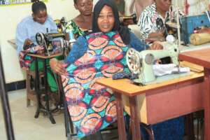 Tailoring lessons for refugee women