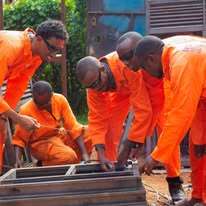 Training refugee youths in metal works fabrication
