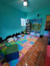 Second of two new teaching spaces at the school