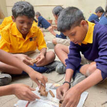 Christel House India children in class.