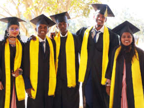 Some graduates of Christel House India.