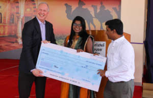 Christel House India graduates support kids.