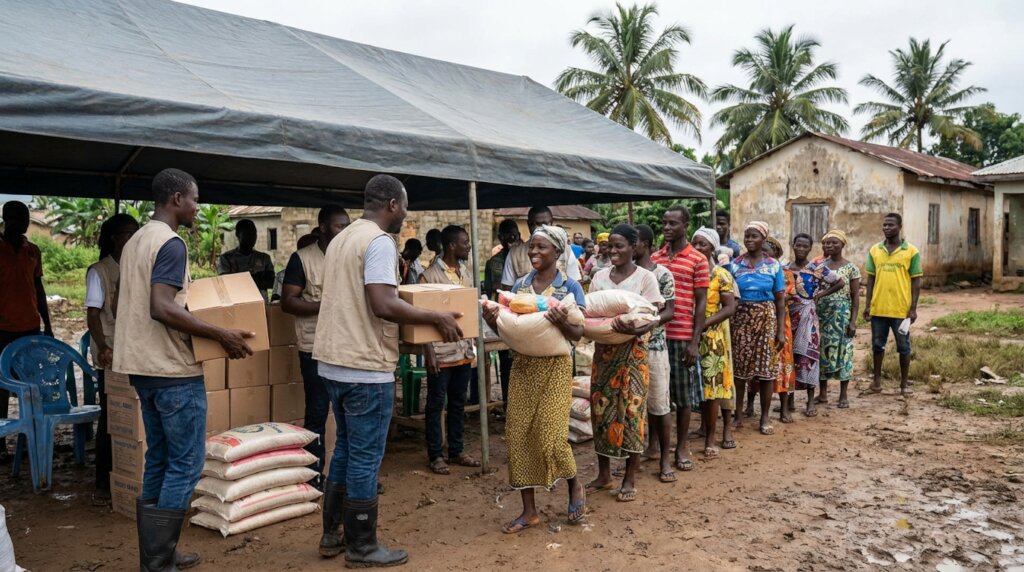 Emergency Food Support for Families in Ghana