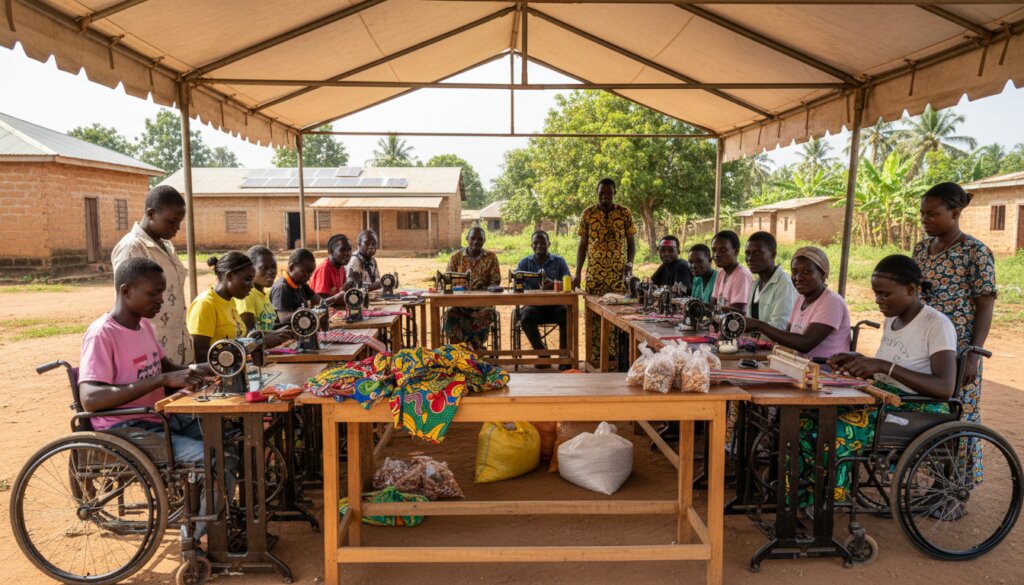 Train 100 Persons with Disabilities in Ghana