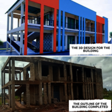 Progess on the building