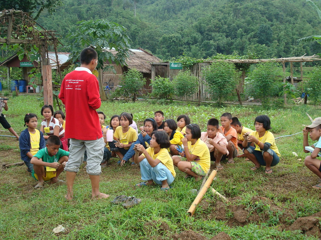 Community Center & Family Gardens in Thailand-UNC