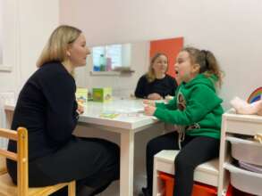 Speech rehabilitation for children affected by war