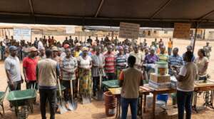Provide Work Tools for 100 Workers in Ghana